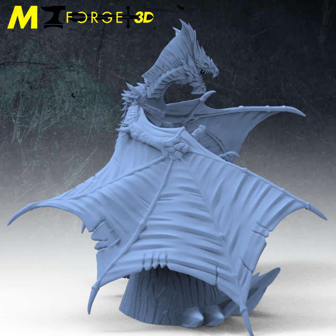 Winter Wyvern - One of my favorite projects, inspired by the Legiana concept from Monster Hunter.
The miniature is scaled in proportion to the classic 32mm miniatures so that it can be used for any board game, rests on a 50mm base, as been print tested. - Os melhores arquivos para impressão 3D do mundo. Modelos stl divididos em partes para facilitar a impressão 3D. Todos os tipos de personagens, decoração, cosplay, próteses, peças. Qualidade na impressão 3D. Modelos 3D com preço acessível. Baixo custo. Compras coletivas de arquivos 3D.