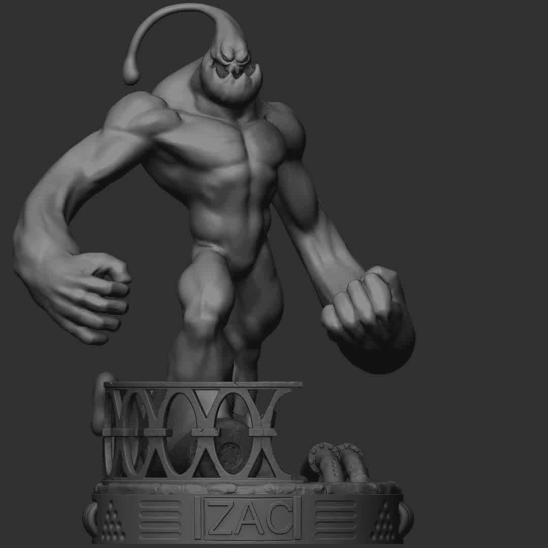 Zac - No extra parts, Ready for 3D print. - The best files for 3D printing in the world. Stl models divided into parts to facilitate 3D printing. All kinds of characters, decoration, cosplay, prosthetics, pieces. Quality in 3D printing. Affordable 3D models. Low cost. Collective purchases of 3D files.