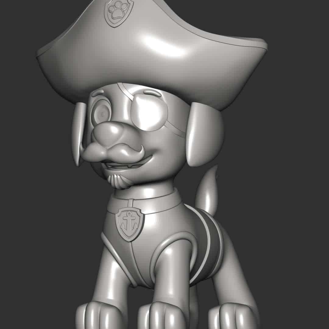 Zuma Halloween - Paw Patrol - These information of model:

**- The height of current model is 20 cm and you can free to scale it.**

**- Format files: STL, OBJ to supporting 3D printing.**

Please don't hesitate to contact me if you have any issues question. - The best files for 3D printing in the world. Stl models divided into parts to facilitate 3D printing. All kinds of characters, decoration, cosplay, prosthetics, pieces. Quality in 3D printing. Affordable 3D models. Low cost. Collective purchases of 3D files.