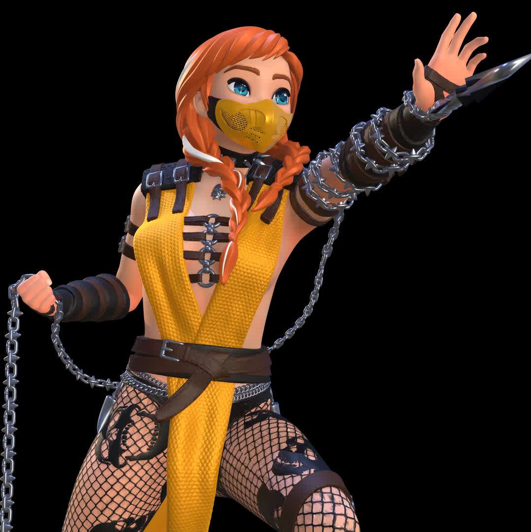 Anna Scorpion Fan Art 3D print model - What if Anna was in the Mortal Kombat tournament?

Model second uniform and head without mask in patreon

https://www.patreon.com/messias_scrap - The best files for 3D printing in the world. Stl models divided into parts to facilitate 3D printing. All kinds of characters, decoration, cosplay, prosthetics, pieces. Quality in 3D printing. Affordable 3D models. Low cost. Collective purchases of 3D files.