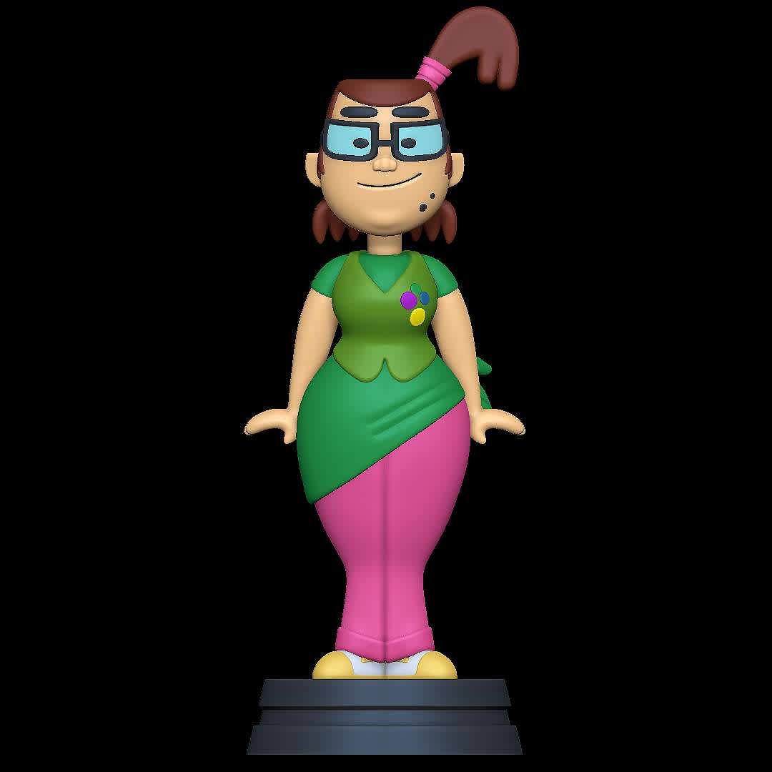 Beth - Total Drama - Character from Total Drama
 - The best files for 3D printing in the world. Stl models divided into parts to facilitate 3D printing. All kinds of characters, decoration, cosplay, prosthetics, pieces. Quality in 3D printing. Affordable 3D models. Low cost. Collective purchases of 3D files.