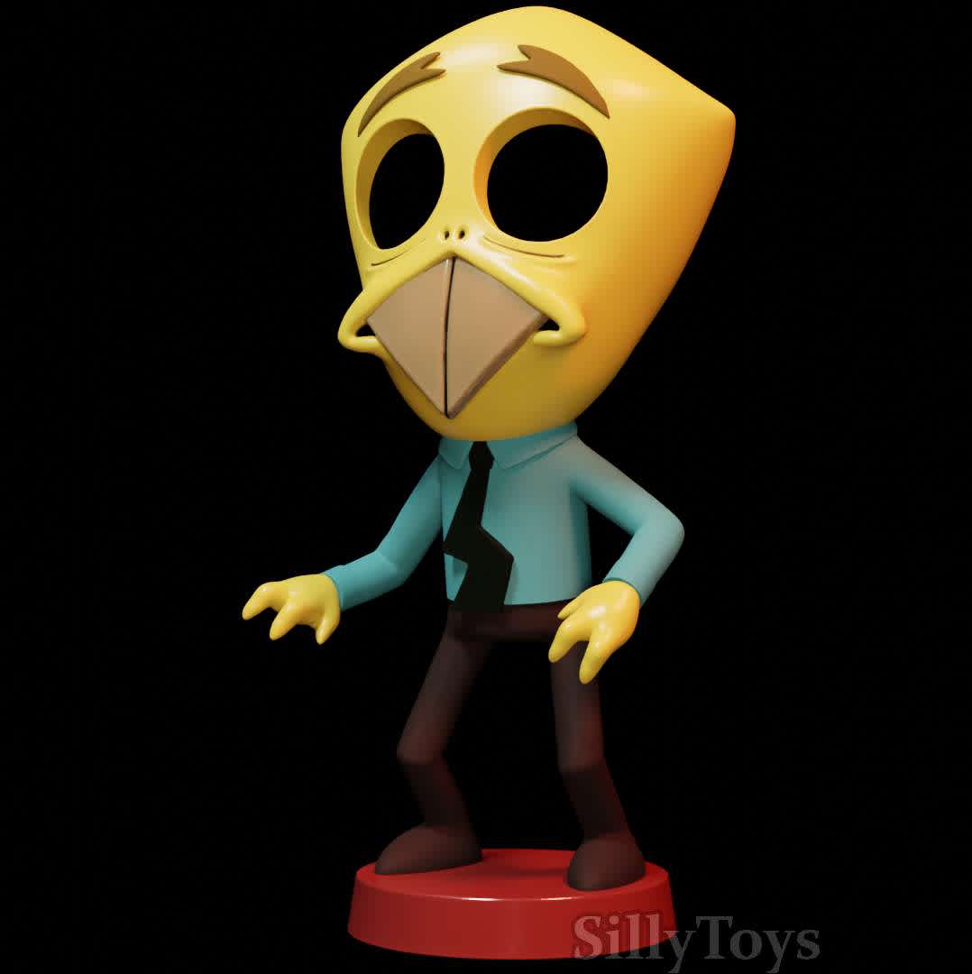 Bonehead - OC character from wrangleshank - Os melhores arquivos para impressão 3D do mundo. Modelos stl divididos em partes para facilitar a impressão 3D. Todos os tipos de personagens, decoração, cosplay, próteses, peças. Qualidade na impressão 3D. Modelos 3D com preço acessível. Baixo custo. Compras coletivas de arquivos 3D.