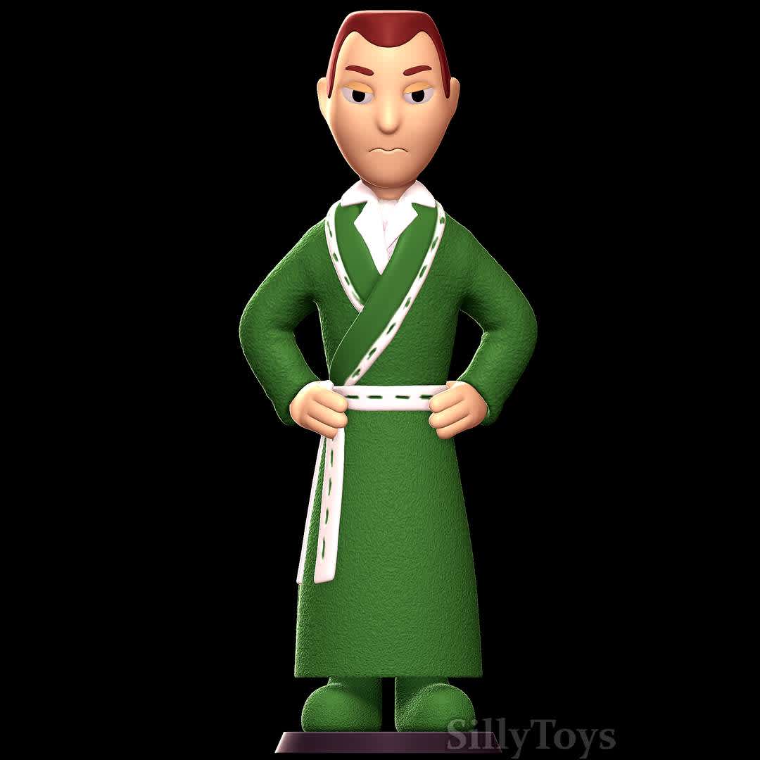 Clay Puppington - Moral Orel - Cool guy with robe - Os melhores arquivos para impressão 3D do mundo. Modelos stl divididos em partes para facilitar a impressão 3D. Todos os tipos de personagens, decoração, cosplay, próteses, peças. Qualidade na impressão 3D. Modelos 3D com preço acessível. Baixo custo. Compras coletivas de arquivos 3D.