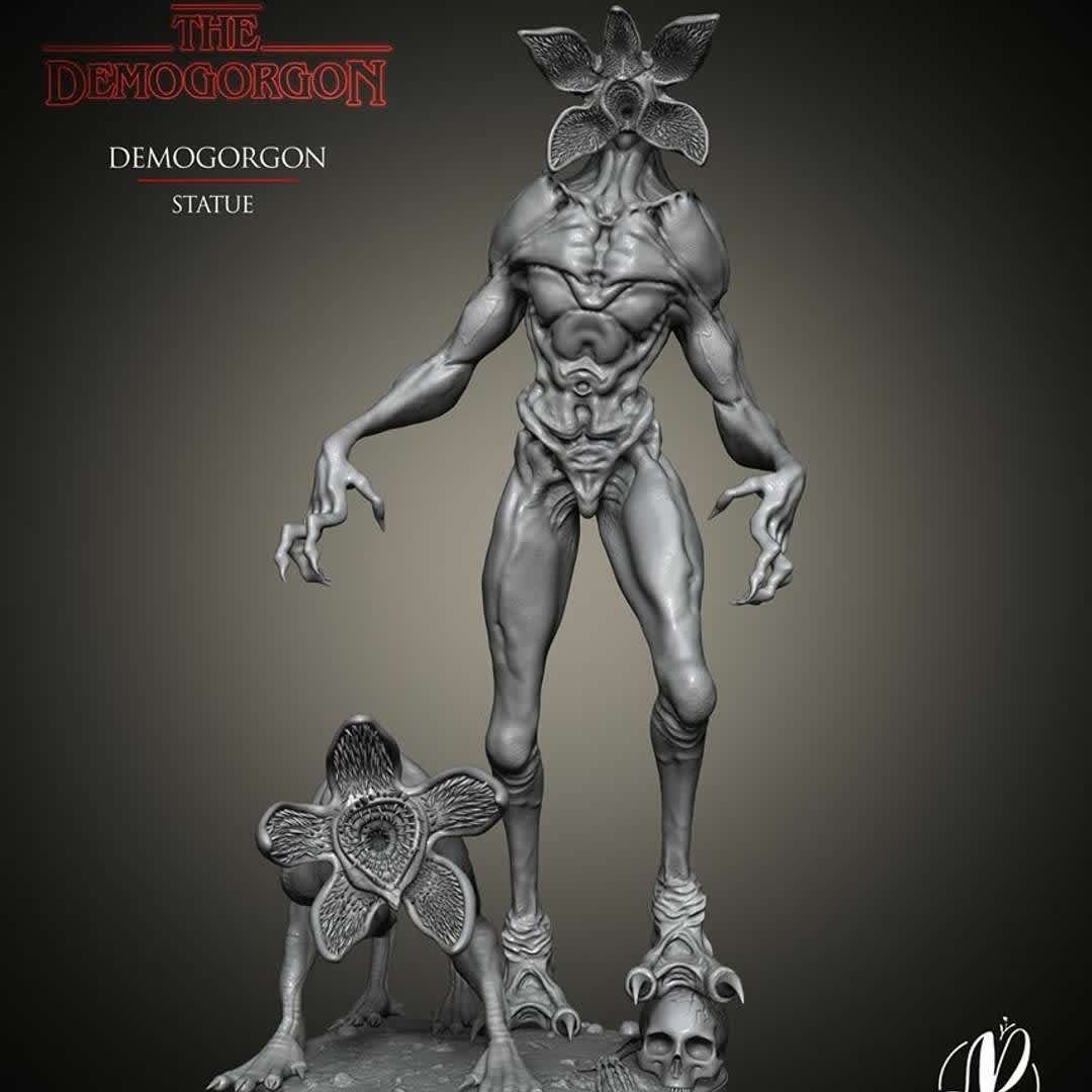 Demogorgon - Hello guys, today I bring the Demogorgon from the Stranger Things series.
30 cm high model.
Separated into 13 pieces.

This STL and the resulting printout are for the purchaser's personal use only, and you are not permitted to modify, share or resell my work (Digital or Physical). Please support the artist and his works.

Olá pessoal, hoje trago o Demogorgon da série Stranger Things.
Modelo com 30 cm de altura.
Separado em 13 peças. - The best files for 3D printing in the world. Stl models divided into parts to facilitate 3D printing. All kinds of characters, decoration, cosplay, prosthetics, pieces. Quality in 3D printing. Affordable 3D models. Low cost. Collective purchases of 3D files.