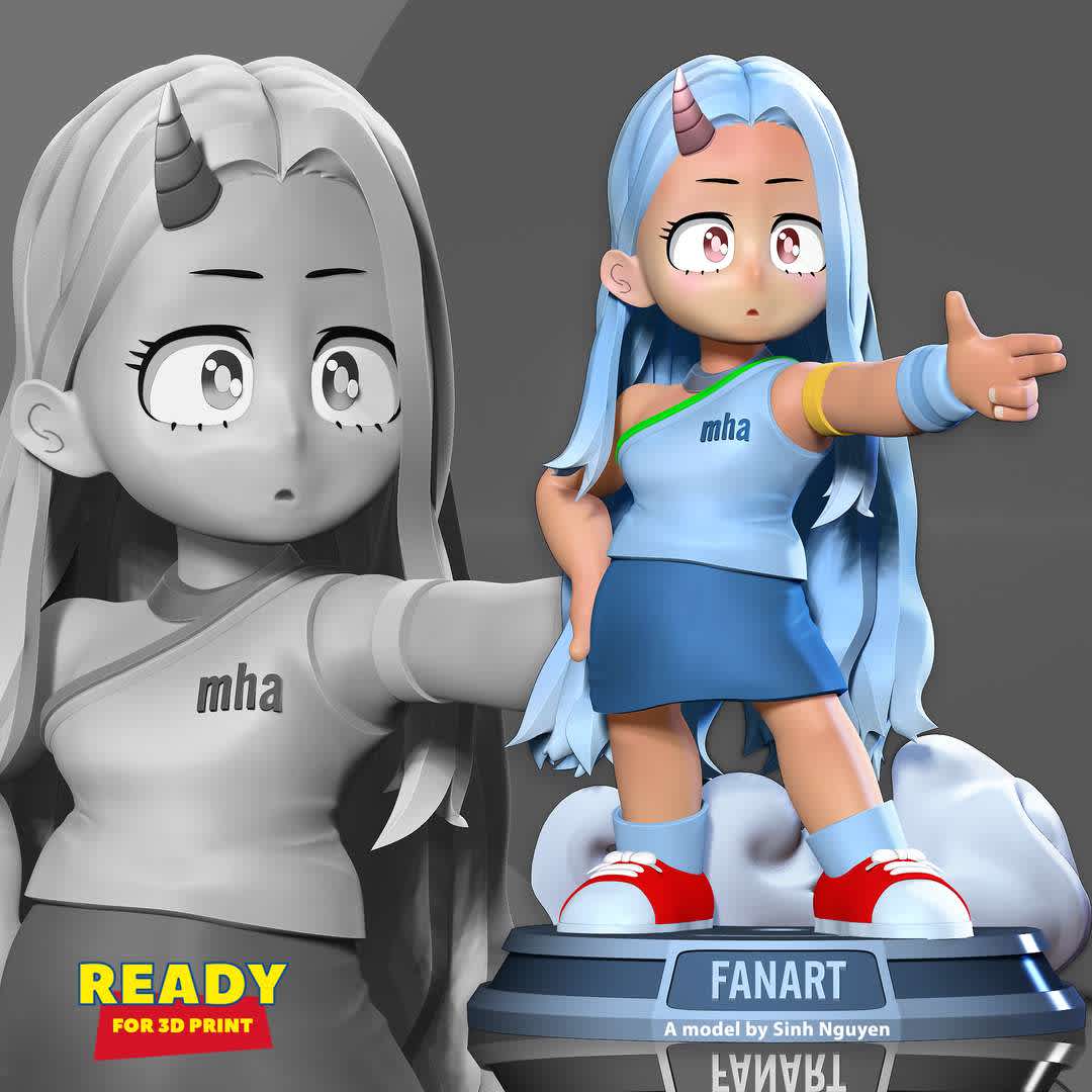 Eri chibi  - Eri: Hands up!!!

Basic parameters:

- STL, OBJ format for 3D printing with 5 discrete objects
- ZTL format for Zbrush (version 2019.1.2 or later)
- Model height: 20cm
- Version 1.0 - Polygons: 2039962 & Vertices: 1125312

Model ready for 3D printing.

Please vote positively for me if you find this model useful. - The best files for 3D printing in the world. Stl models divided into parts to facilitate 3D printing. All kinds of characters, decoration, cosplay, prosthetics, pieces. Quality in 3D printing. Affordable 3D models. Low cost. Collective purchases of 3D files.