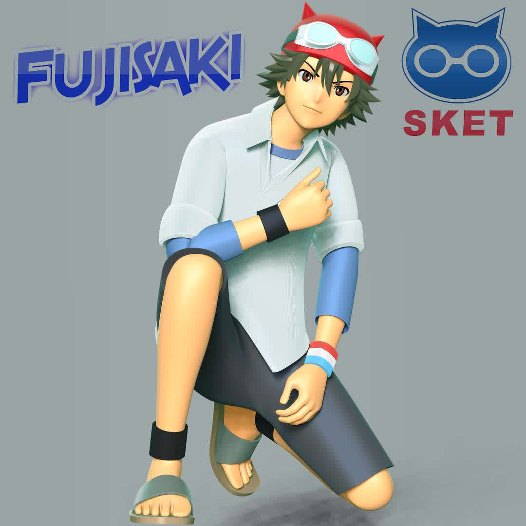 Fujisak - Sket Dan - Yūsuke Fujisaki or Bossun as he is more commonly called, is the leader of the Sket Dan.
These information of this model:

 - Files format: STL, OBJ (included 04 separated files is ready for 3D printing). 
 - Zbrush original file (ZTL) for you to customize as you like.
 - The height is 20 cm
 - The version 1.0. 

The model ready for 3D printing.
Hope you like him.
Don't hesitate to contact me if there are any problems during printing the model - The best files for 3D printing in the world. Stl models divided into parts to facilitate 3D printing. All kinds of characters, decoration, cosplay, prosthetics, pieces. Quality in 3D printing. Affordable 3D models. Low cost. Collective purchases of 3D files.