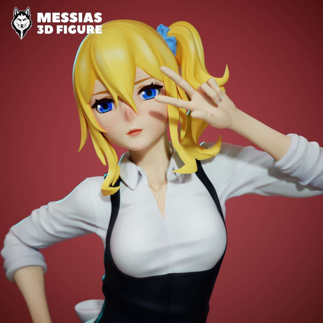 Hayasaka Ai Figure V2 - Elevate Elegance: 3D-Printed Hayasaka Ai Figure Now Available! Immerse yourself in the charm of elegance with our digital 3D print files featuring the captivating Hayasaka Ai. Meticulously designed, these files allow you to bring the graceful and sophisticated essence of Hayasaka to life through the marvel of 3D printing.

Embark on a creative odyssey as you customize size, color, and materials to match your unique style. Whether you're an anime enthusiast, a collector, or simply appreciate refined characters, this digital creation captures Hayasaka's spirit with poise and style.

Be among the exclusive few to own this extraordinary 3D-printed masterpiece, seamlessly blending technology with the captivating esthetics of Hayasaka Ai. Order now and add this dynamic figure to your collection, creating a focal point that exudes grace and sophistication. - Los mejores archivos para impresión 3D del mundo. Modelos Stl divididos en partes para facilitar la impresión 3D. Todo tipo de personajes, decoración, cosplay, prótesis, piezas. Calidad en impresión 3D. Modelos 3D asequibles. Bajo costo. Compras colectivas de archivos 3D.