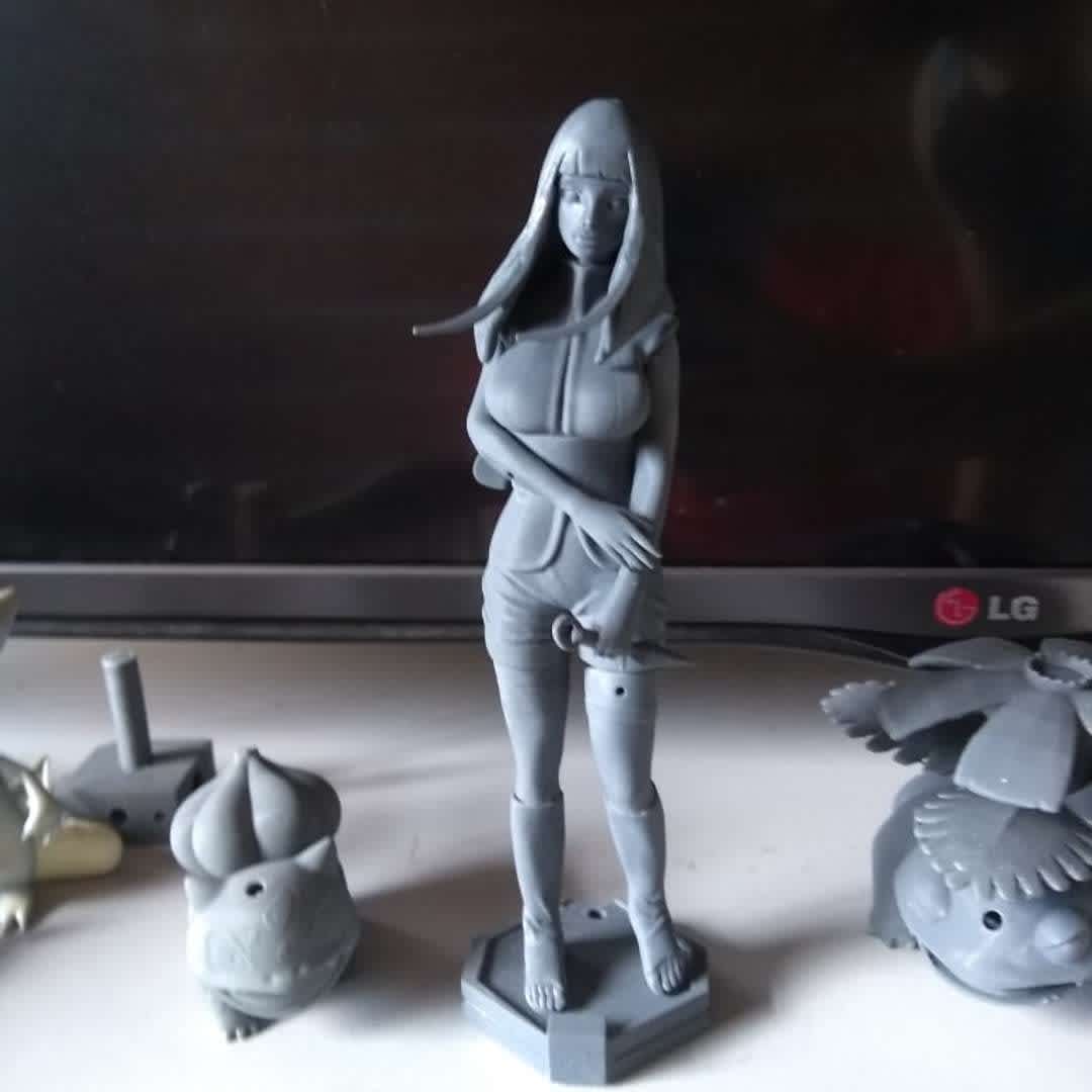 Hinata STL from Naruto The Last movie - This is my 3D model of Hinata based on Naruto The Last Movie.

The model was sliced into six parts for 3d printing. Those parts are in STL format.

1/10 scale - about 16.3cm.

Tested in the Anycubic Photon printer.

important:
follow and call me on Instagram @fufu3d to get a discount.
https://www.instagram.com/fufu3d/ - The best files for 3D printing in the world. Stl models divided into parts to facilitate 3D printing. All kinds of characters, decoration, cosplay, prosthetics, pieces. Quality in 3D printing. Affordable 3D models. Low cost. Collective purchases of 3D files.