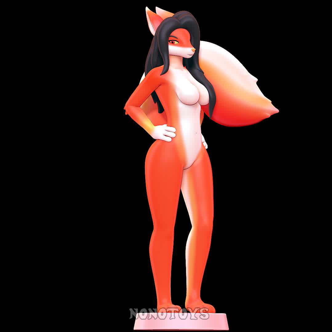 Hot Fox SFW - Sexy Fox - The best files for 3D printing in the world. Stl models divided into parts to facilitate 3D printing. All kinds of characters, decoration, cosplay, prosthetics, pieces. Quality in 3D printing. Affordable 3D models. Low cost. Collective purchases of 3D files.