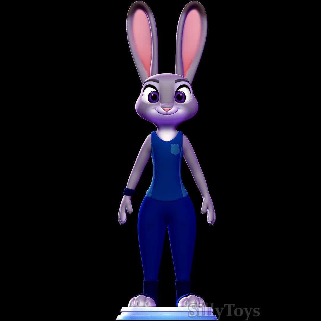 Judy hopps zpd training outfit  - judy hopps with the zpd training outfit
 - The best files for 3D printing in the world. Stl models divided into parts to facilitate 3D printing. All kinds of characters, decoration, cosplay, prosthetics, pieces. Quality in 3D printing. Affordable 3D models. Low cost. Collective purchases of 3D files.