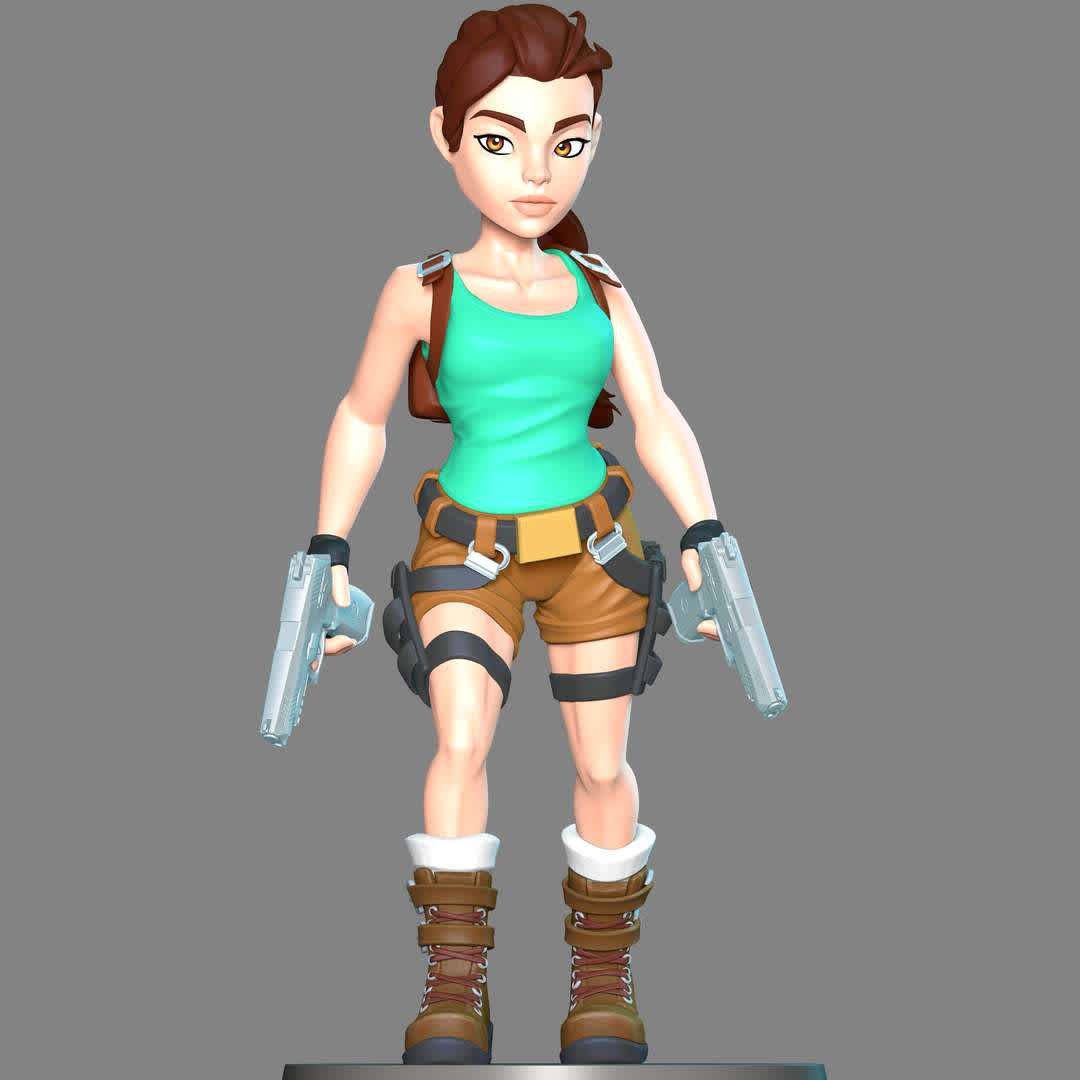 Lara Croft - Tomb Raider Reloaded - These information of model:

**- The height of current model is 20 cm and you can free to scale it.**

**- Format files: STL, OBJ to supporting 3D printing.**

Please don't hesitate to contact me if you have any issues question. - Os melhores arquivos para impressão 3D do mundo. Modelos stl divididos em partes para facilitar a impressão 3D. Todos os tipos de personagens, decoração, cosplay, próteses, peças. Qualidade na impressão 3D. Modelos 3D com preço acessível. Baixo custo. Compras coletivas de arquivos 3D.