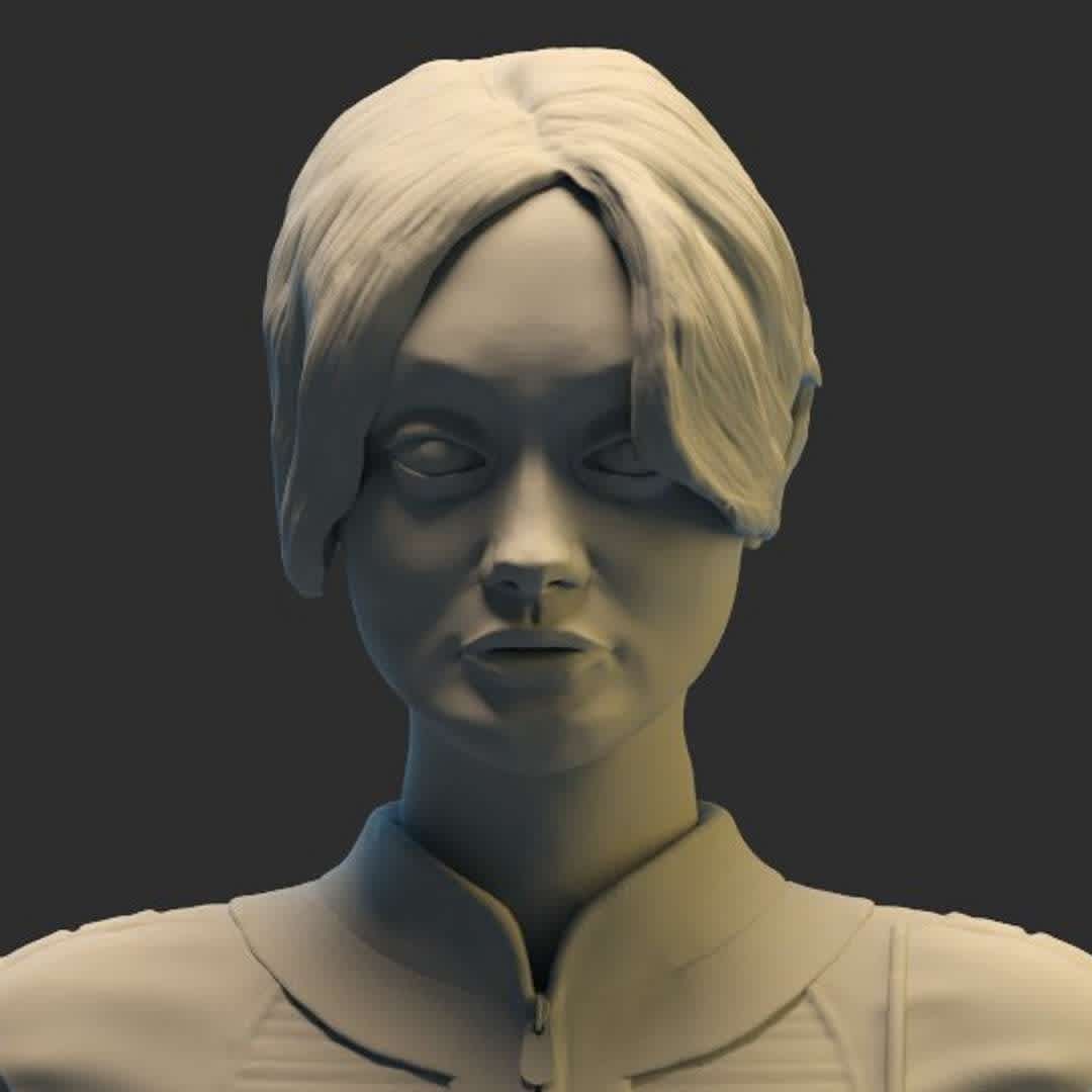 Lucy MacK bust fallout. Ella Purnell bust  fallout. - I'm looking for Lucy MacK, protagonist of the Fallout series.
 - The best files for 3D printing in the world. Stl models divided into parts to facilitate 3D printing. All kinds of characters, decoration, cosplay, prosthetics, pieces. Quality in 3D printing. Affordable 3D models. Low cost. Collective purchases of 3D files.