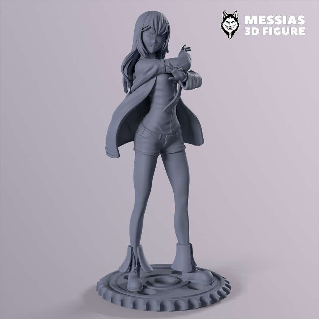 Makise Kurisu Figure 3D Print Model - Unleash Brilliance: 3D-Printed Makise Kurisu Figure Now Available! Immerse yourself in the world of Steins;Gate with our digital 3D print files showcasing the brilliant Makise Kurisu. Meticulously designed, these files allow you to bring the intellectual charm and beauty of Kurisu to life through the marvel of 3D printing.

Embark on a creative journey as you customize size, color, and materials to match your unique style. Whether you're a fan of visual novels, a collector, or appreciate strong female characters, this digital creation captures the essence of intelligence and elegance.

Be among the exclusive few to own this extraordinary 3D-printed masterpiece, seamlessly blending technology with the captivating esthetics of Makise Kurisu. Order now and add this intellectual figure to your collection, creating a focal point that radiates brilliance and charm. - Los mejores archivos para impresión 3D del mundo. Modelos Stl divididos en partes para facilitar la impresión 3D. Todo tipo de personajes, decoración, cosplay, prótesis, piezas. Calidad en impresión 3D. Modelos 3D asequibles. Bajo costo. Compras colectivas de archivos 3D.