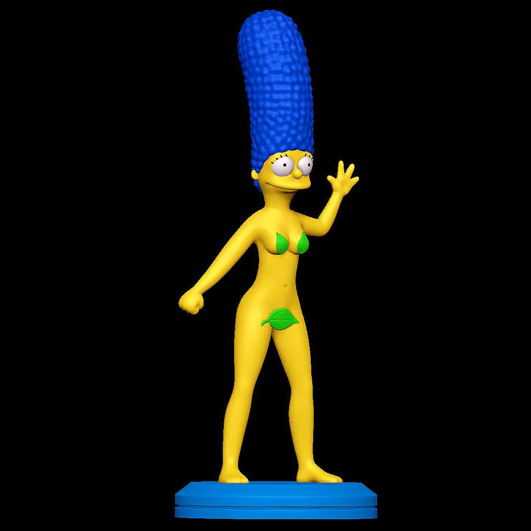 Marge Simpson Naked - Based on the episode "Natural Born Kissers"
 - The best files for 3D printing in the world. Stl models divided into parts to facilitate 3D printing. All kinds of characters, decoration, cosplay, prosthetics, pieces. Quality in 3D printing. Affordable 3D models. Low cost. Collective purchases of 3D files.