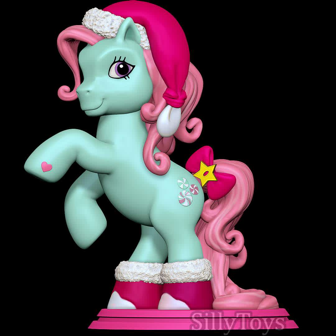 Minty - My Little Pony: A Very Minty Christmas - Minty from My Little Pony: A Very Minty Christmas - The best files for 3D printing in the world. Stl models divided into parts to facilitate 3D printing. All kinds of characters, decoration, cosplay, prosthetics, pieces. Quality in 3D printing. Affordable 3D models. Low cost. Collective purchases of 3D files.