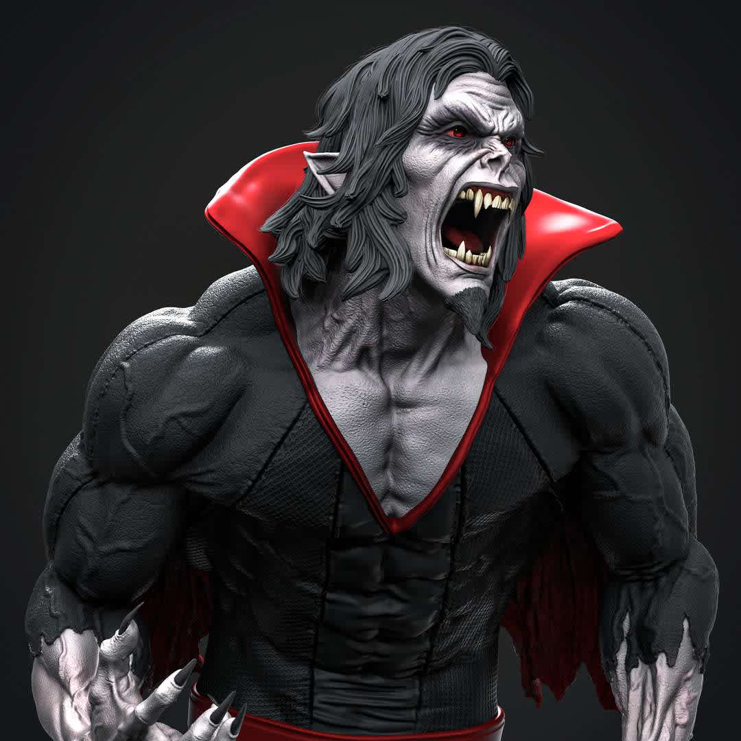 Morbius - 🇺🇸 Hello everyone!
This statue was made as a fanart of the character Morbius.
The piece is with all the cuts and set in 1/6 scale, but it works well in 1/4 scale just change the sizeup in zbrush before printing. It contains 2 heads for you to customize as you like.
Hope you like it and thanks!

🇧🇷 Olá a todos!
Esta estátua foi feita como fanart do personagem Morbius.
A peça está com todos os cortes e setada na escala 1/6, mas funciona bem em 1/4 basta mudar o sizeup no zbrush antes de colocar para impressão. Contém 2 cabeças para você personalizar conforme a sua preferencia.
Espero que você goste e obrigado! - The best files for 3D printing in the world. Stl models divided into parts to facilitate 3D printing. All kinds of characters, decoration, cosplay, prosthetics, pieces. Quality in 3D printing. Affordable 3D models. Low cost. Collective purchases of 3D files.