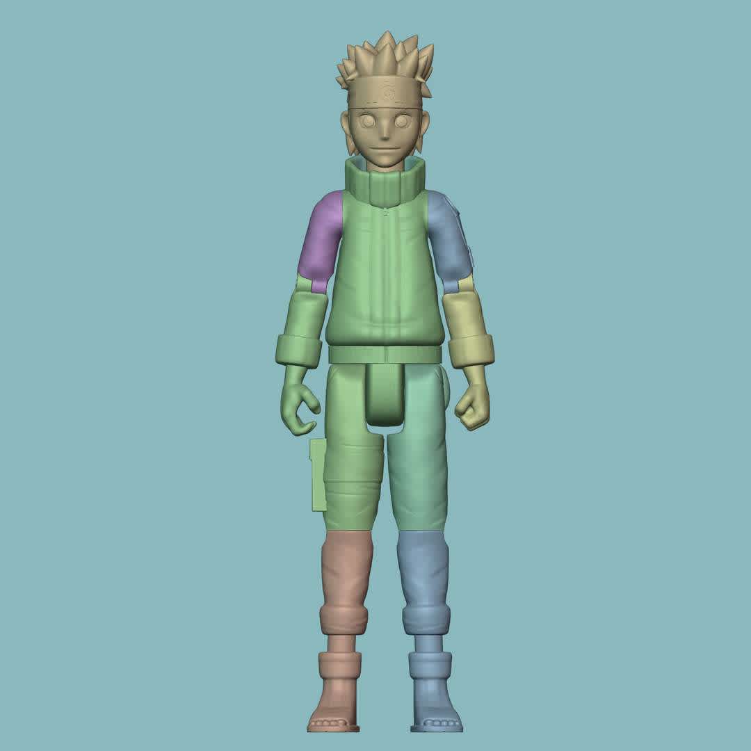 Naruto articulated figure - A Naruto action figure with 9 points of articulation. With pieces that fit together without the need for glue, just print and assemble.
 - The best files for 3D printing in the world. Stl models divided into parts to facilitate 3D printing. All kinds of characters, decoration, cosplay, prosthetics, pieces. Quality in 3D printing. Affordable 3D models. Low cost. Collective purchases of 3D files.