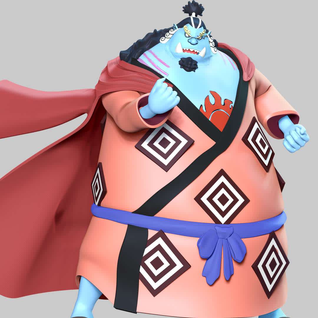 One Piece - Jinbei - These information of model:

**- The height of current model is 30 cm and you can free to scale it.**

**- Format files: STL, OBJ to supporting 3D printing.**

Please don't hesitate to contact me if you have any issues question.
 - The best files for 3D printing in the world. Stl models divided into parts to facilitate 3D printing. All kinds of characters, decoration, cosplay, prosthetics, pieces. Quality in 3D printing. Affordable 3D models. Low cost. Collective purchases of 3D files.