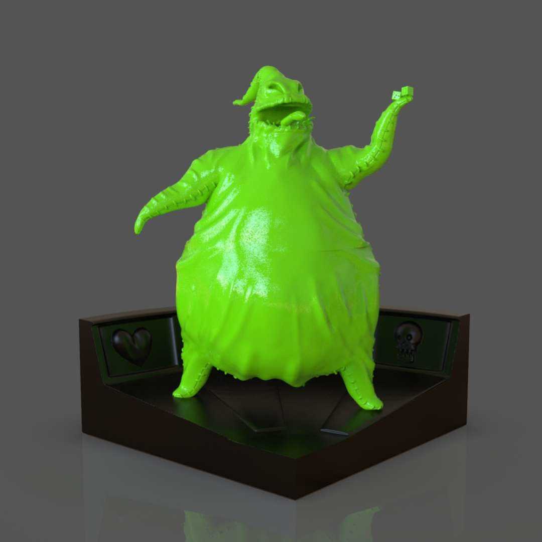 Oogie Boogie Sculpture - Oogie Boogie Sculpture from the Movie The Nightmare Before Christmas ready for 3D Print I set up the model in 3 parts for easy 3D print I included the OBJ and STL if you need 3D Game Assets or STL files I can do commission works. - Los mejores archivos para impresión 3D del mundo. Modelos Stl divididos en partes para facilitar la impresión 3D. Todo tipo de personajes, decoración, cosplay, prótesis, piezas. Calidad en impresión 3D. Modelos 3D asequibles. Bajo costo. Compras colectivas de archivos 3D.