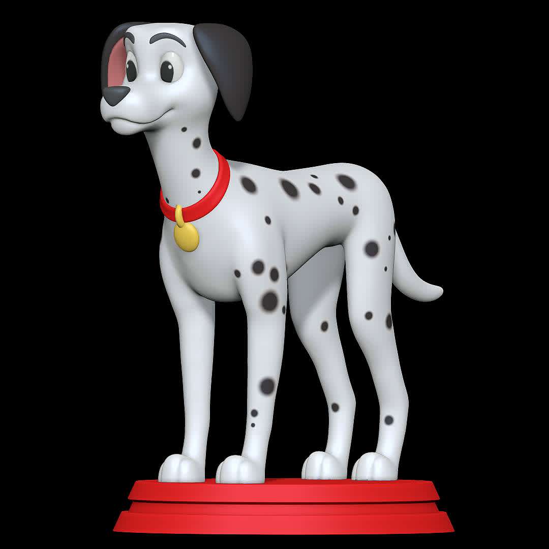 Pongo - 101 Dalmatians - Character from 101 Dalmatians
 - The best files for 3D printing in the world. Stl models divided into parts to facilitate 3D printing. All kinds of characters, decoration, cosplay, prosthetics, pieces. Quality in 3D printing. Affordable 3D models. Low cost. Collective purchases of 3D files.