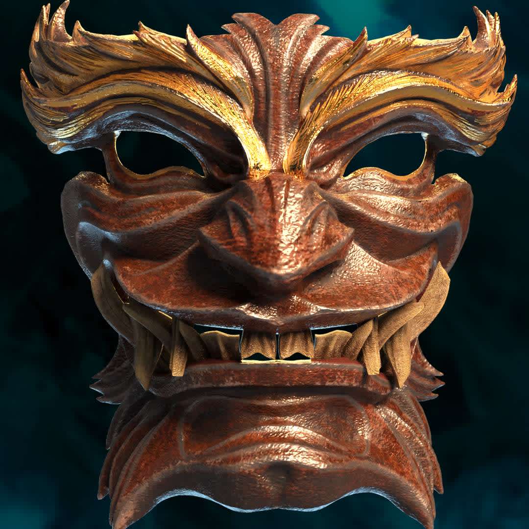 samurai MASK - samurai MASK - The best files for 3D printing in the world. Stl models divided into parts to facilitate 3D printing. All kinds of characters, decoration, cosplay, prosthetics, pieces. Quality in 3D printing. Affordable 3D models. Low cost. Collective purchases of 3D files.