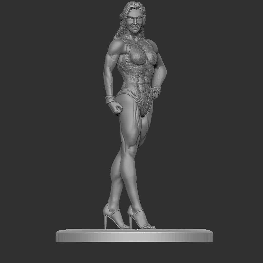 She-Hulk - She-Hulk - The best files for 3D printing in the world. Stl models divided into parts to facilitate 3D printing. All kinds of characters, decoration, cosplay, prosthetics, pieces. Quality in 3D printing. Affordable 3D models. Low cost. Collective purchases of 3D files.