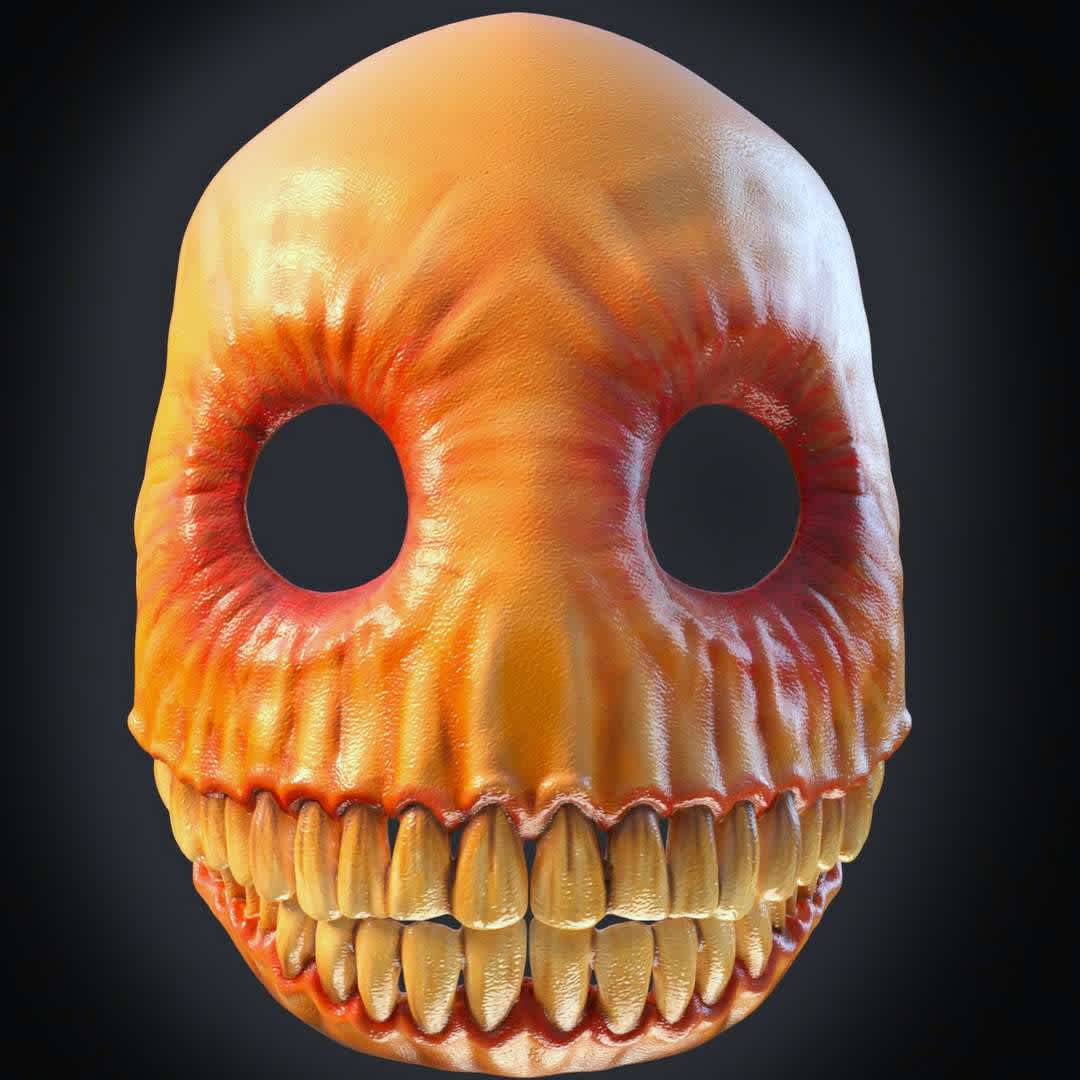 smiling mask halloween - smiling mask halloween - Los mejores archivos para impresión 3D del mundo. Modelos Stl divididos en partes para facilitar la impresión 3D. Todo tipo de personajes, decoración, cosplay, prótesis, piezas. Calidad en impresión 3D. Modelos 3D asequibles. Bajo costo. Compras colectivas de archivos 3D.