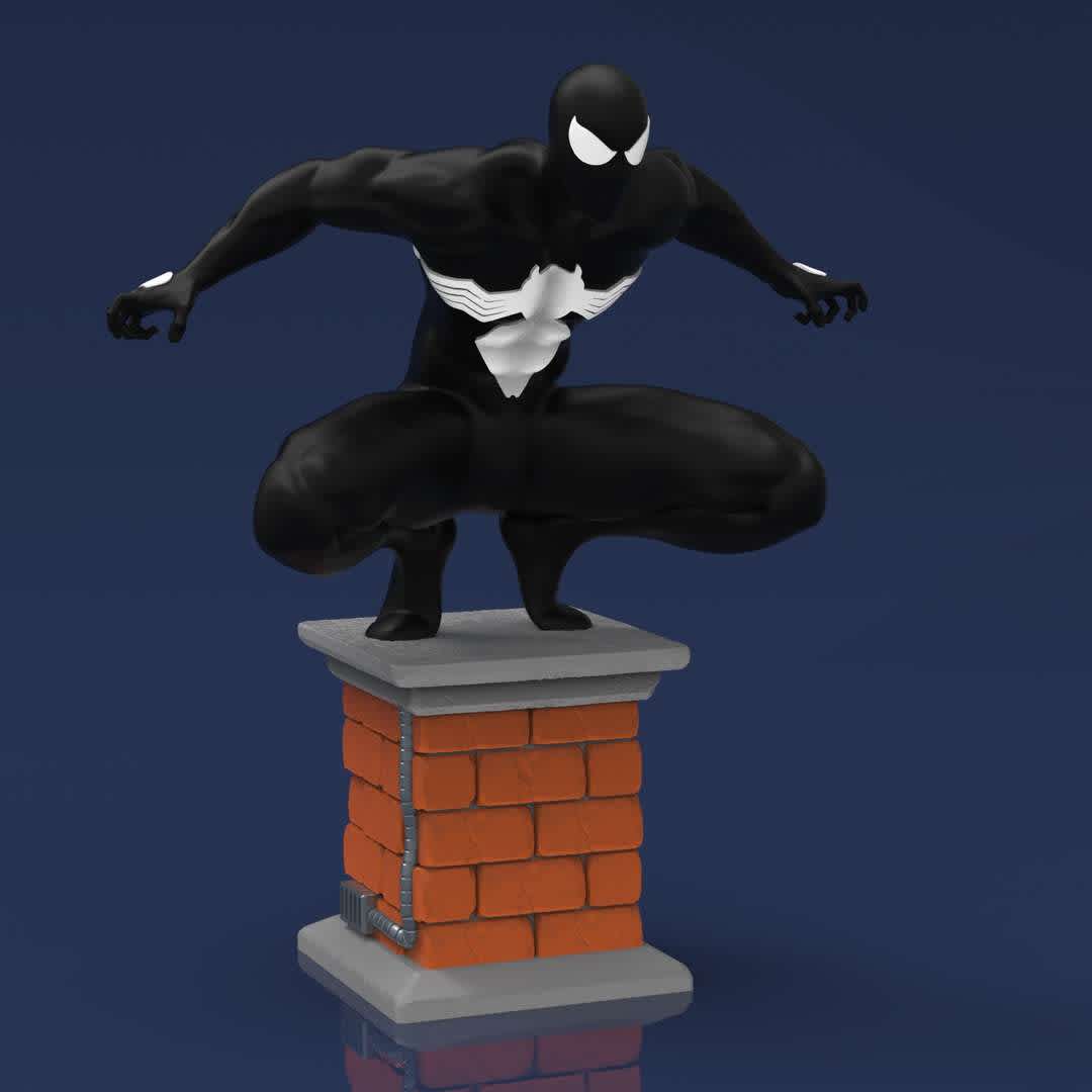 Spider-Man Black Suit - Spider-Man Black Suit fan art done in Zbrush, rendered in Keyshot and ready for 3D Printing.

https://www.artstation.com/artwork/b5advo

Scale: 1/8 = 22cm - The best files for 3D printing in the world. Stl models divided into parts to facilitate 3D printing. All kinds of characters, decoration, cosplay, prosthetics, pieces. Quality in 3D printing. Affordable 3D models. Low cost. Collective purchases of 3D files.