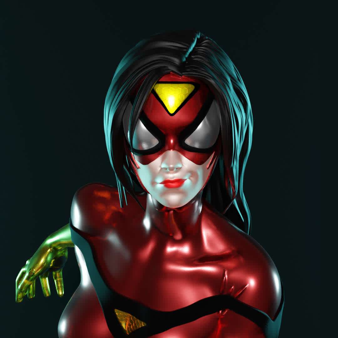 Spider Woman (Jessica Drew) - This is a model from spider woman and its a part of a diorama with 2 more pieces

Hope you enjoy the model and give me any feedback about print and assembling issues

EXCELSIOR!!!! - The best files for 3D printing in the world. Stl models divided into parts to facilitate 3D printing. All kinds of characters, decoration, cosplay, prosthetics, pieces. Quality in 3D printing. Affordable 3D models. Low cost. Collective purchases of 3D files.