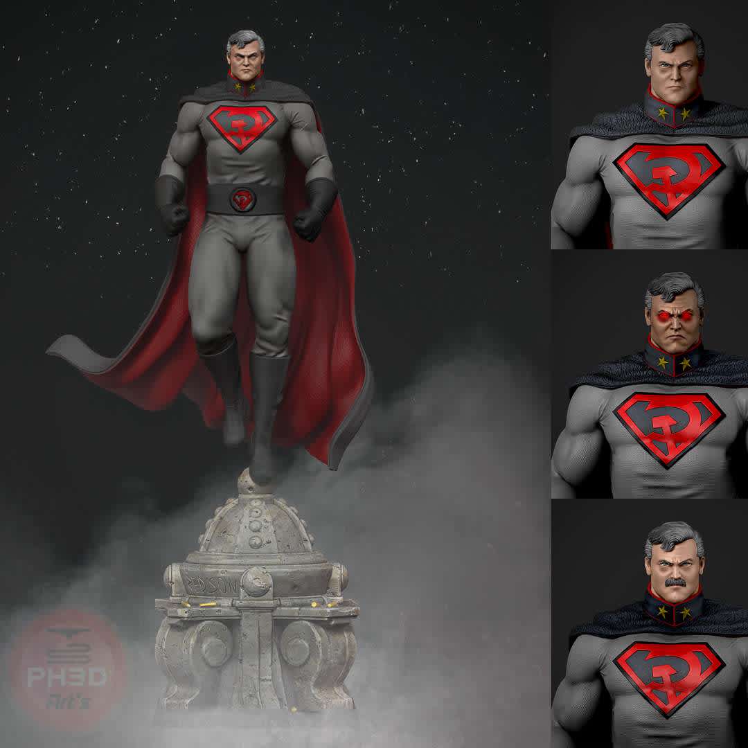 Superman RedSon - Based on alternate versions of DC superheroes with alternate reality versions of real political figures such as Joseph Stalin and John F. Kennedy. The series spans approximately 1953–2001, except for a futuristic epilogue - Os melhores arquivos para impressão 3D do mundo. Modelos stl divididos em partes para facilitar a impressão 3D. Todos os tipos de personagens, decoração, cosplay, próteses, peças. Qualidade na impressão 3D. Modelos 3D com preço acessível. Baixo custo. Compras coletivas de arquivos 3D.