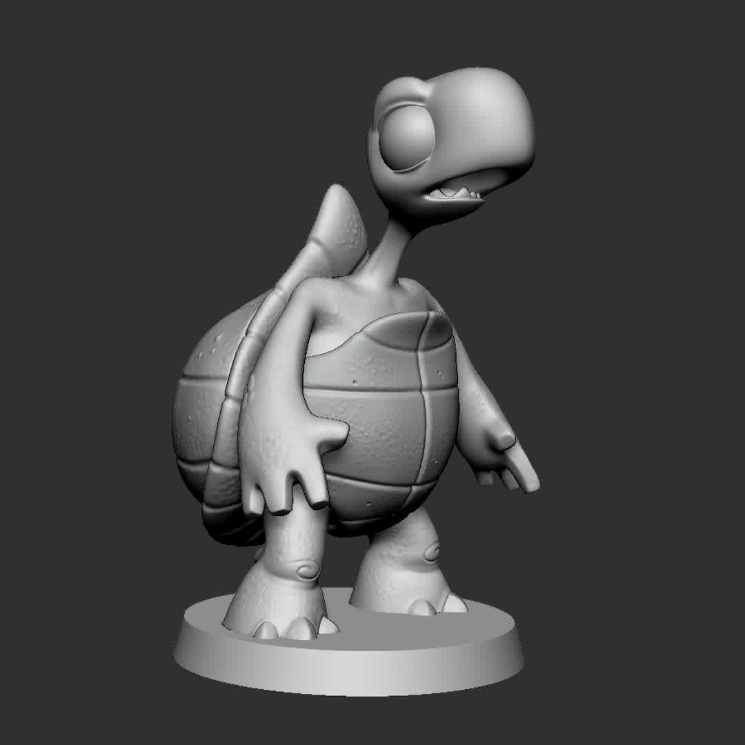 Cartoon Turtle - Height 235 mm 3D print model - Cartoon turtle I sculpted in ZBrush for 3D printing.

Tartaruga Cartoon que esculpi no ZBrush para impressão 3D.

Cartoon Turtle for 3d print

File formats STL

model height(in zbrush):235mm cm,width:165 mm, depth:185 mm

Decimated model 1343k points - The best files for 3D printing in the world. Stl models divided into parts to facilitate 3D printing. All kinds of characters, decoration, cosplay, prosthetics, pieces. Quality in 3D printing. Affordable 3D models. Low cost. Collective purchases of 3D files.