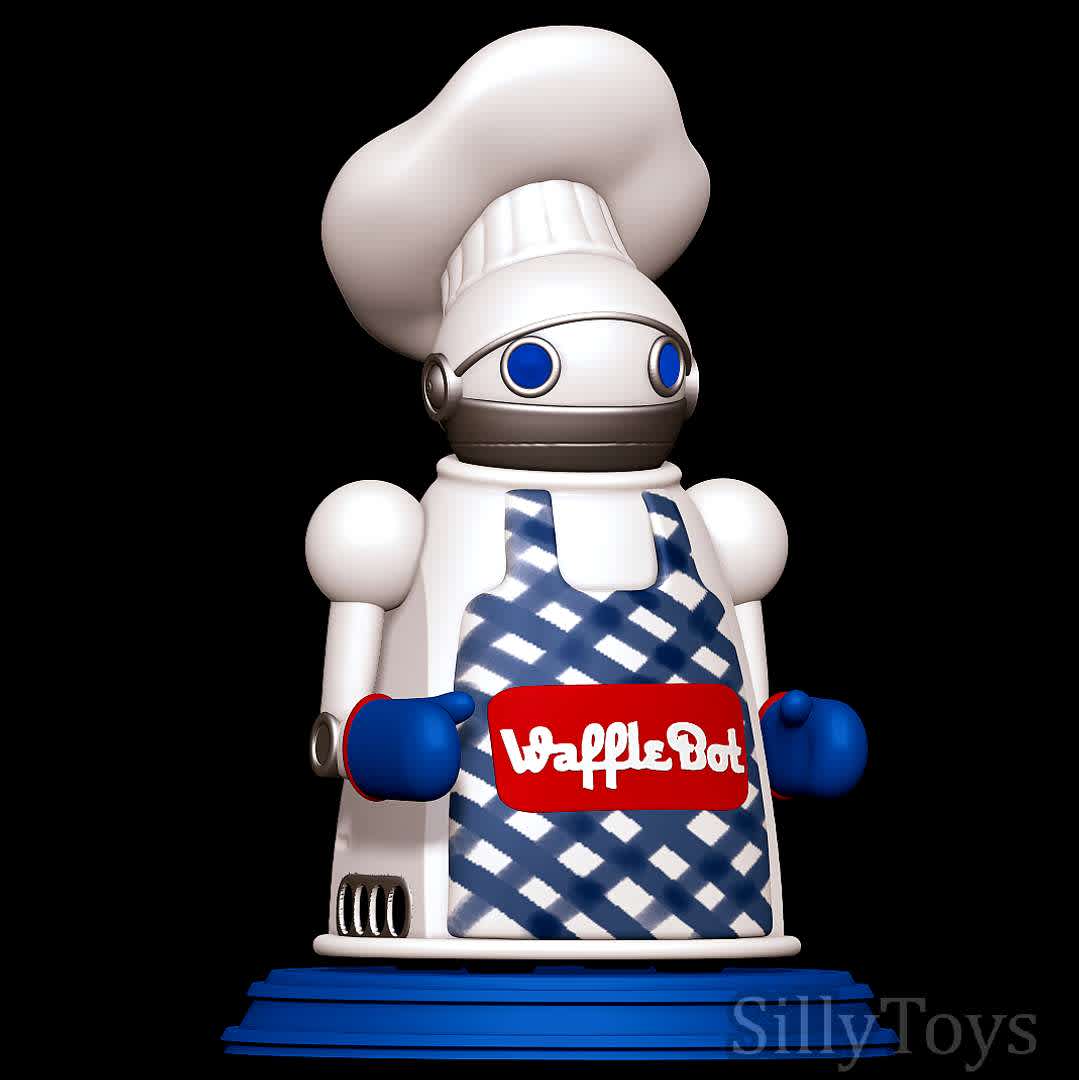 Wafflebot - Harold and Kumar - Wafflebot from Harold and Kumar - The best files for 3D printing in the world. Stl models divided into parts to facilitate 3D printing. All kinds of characters, decoration, cosplay, prosthetics, pieces. Quality in 3D printing. Affordable 3D models. Low cost. Collective purchases of 3D files.