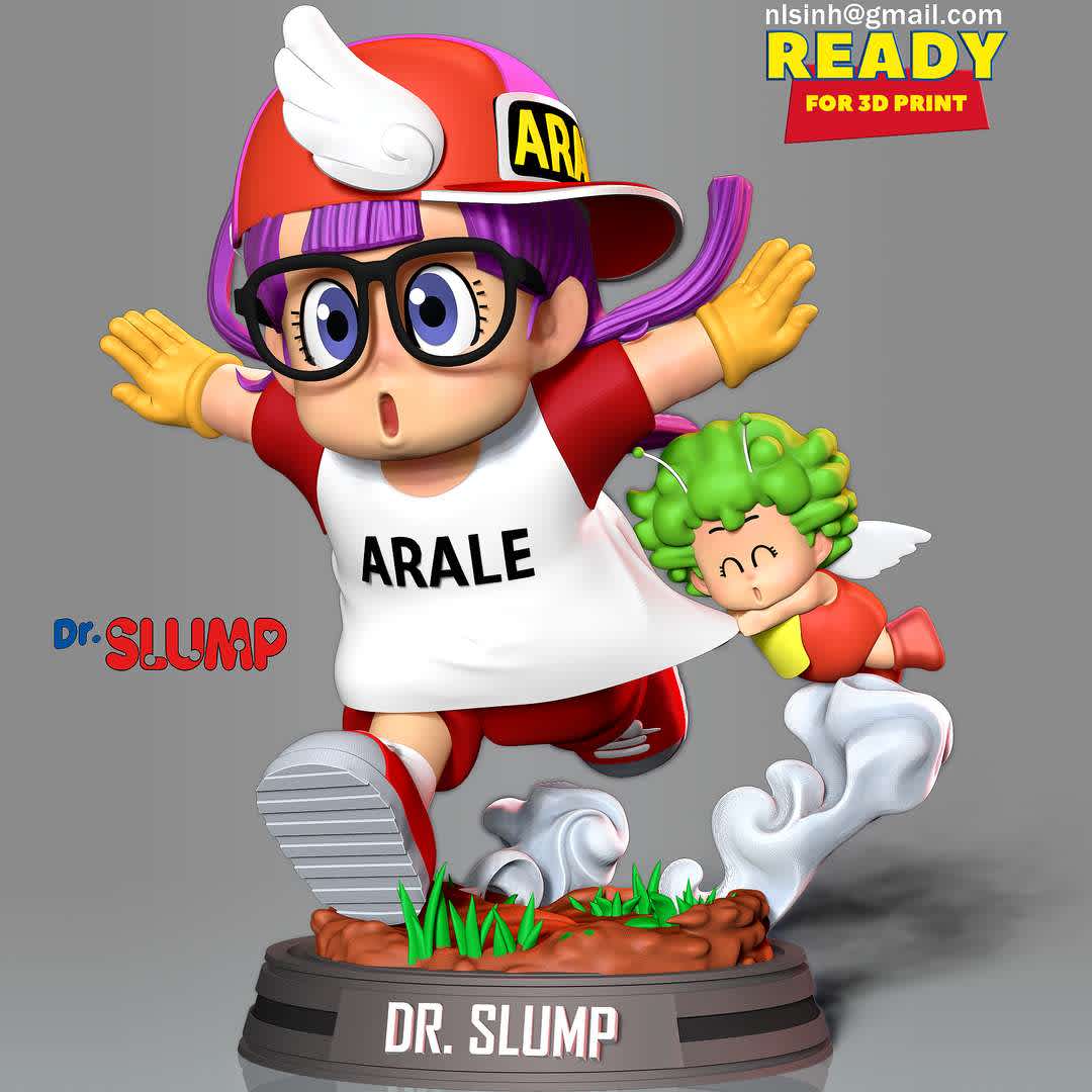 Arale and Gatchan, undefined