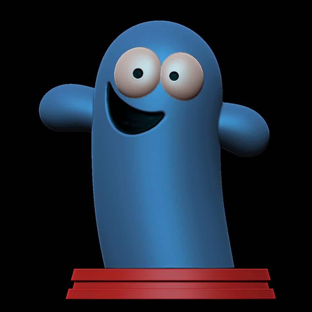 Bloo - fosters home for imaginary friends, bloo for 3d print
