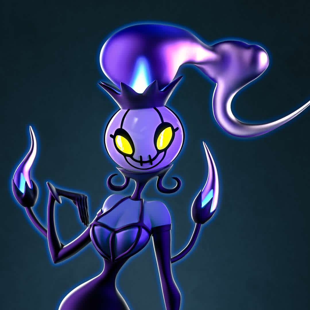 Chandelure, This model was created based on @awdtwit's concept and I created the model in 3D in Zbrush
It is 15cm tall
It is separated into 5 STL files