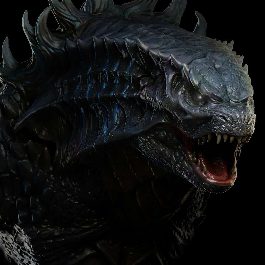 Godzilla bust, undefined