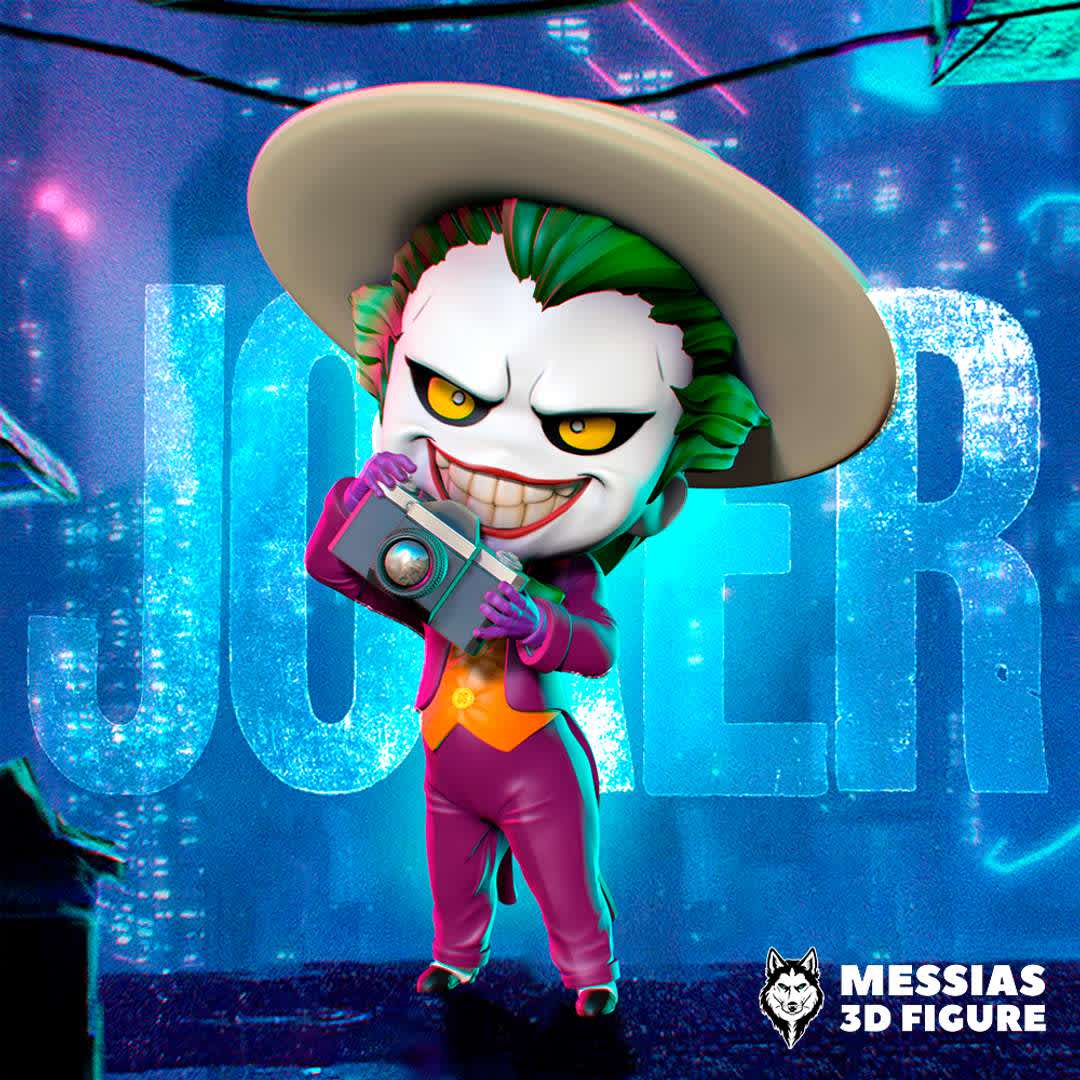 Joker Chibi 3D Print Model, undefined