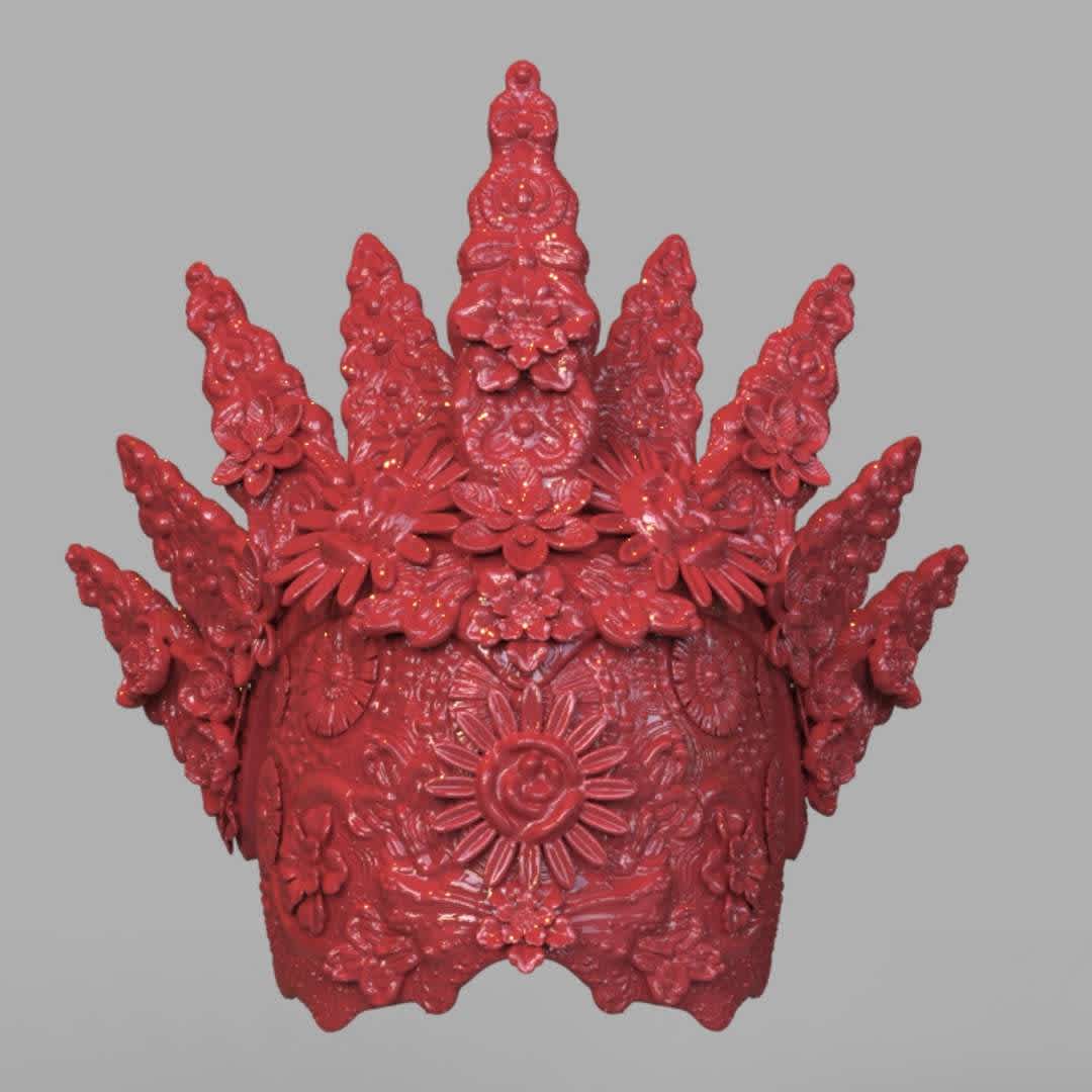 Natural Headpiece Mask 3D Print, undefined