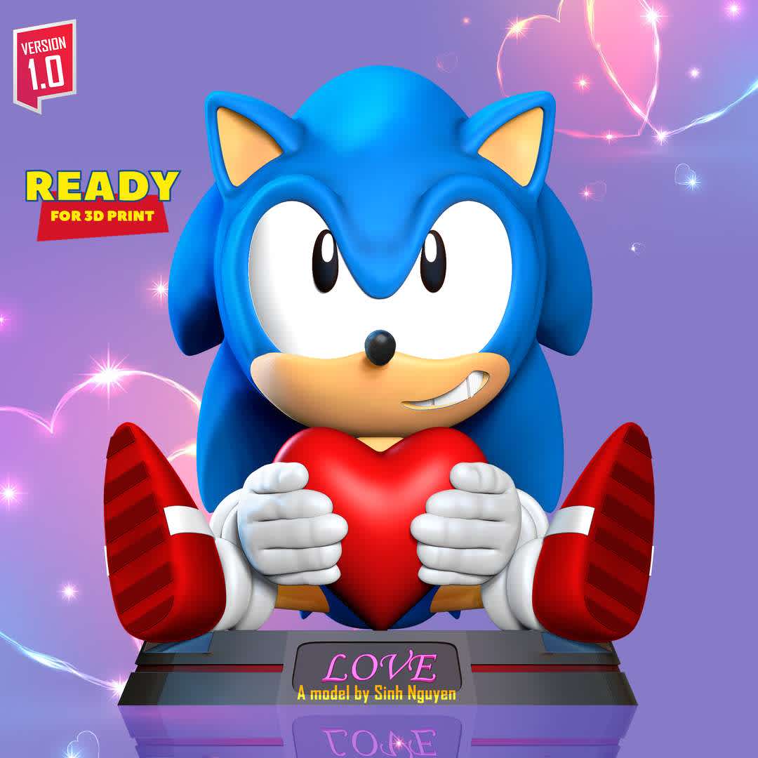 Sonic with Valentine's Day, undefined