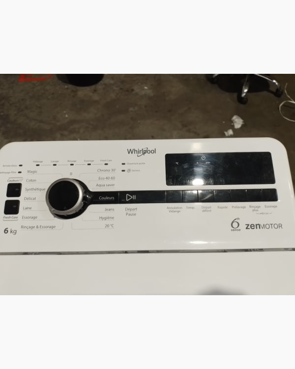 Lave-linge Ouverture par le haut Whirlpool ZEN TDLRBX 6252BS FR/N 8