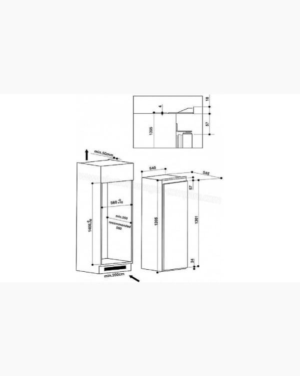 Réfrigérateur Réfrigérateur simple Whirlpool ARG8161 4