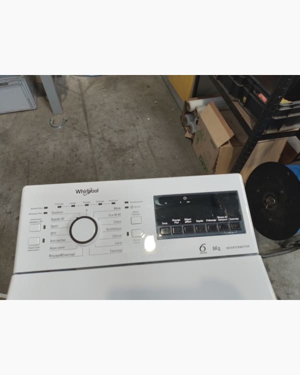 Lave-linge Ouverture par le haut Whirlpool TDLR6265FR 7