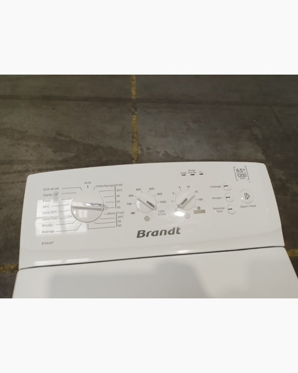 Lave-linge Ouverture par le haut Brandt BT652AT-02 7