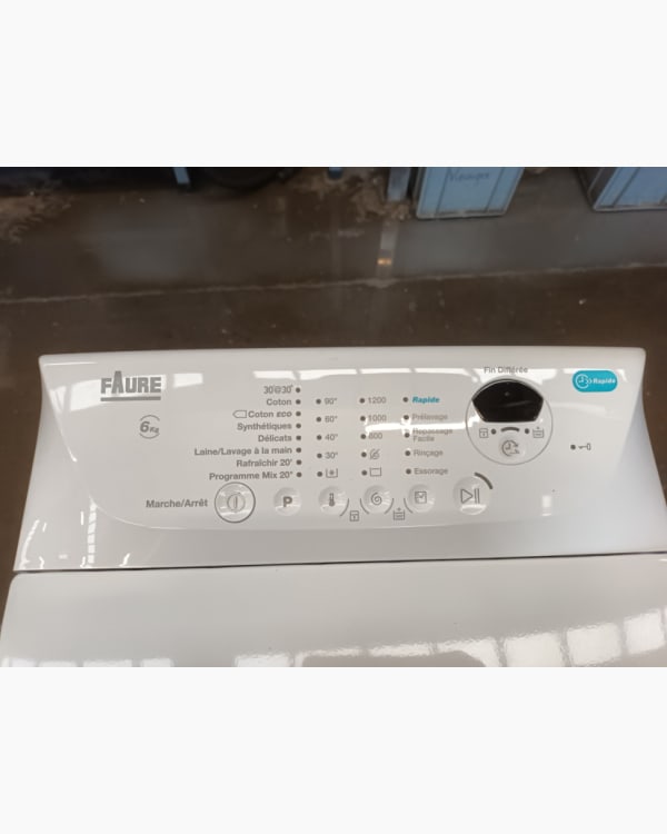 Lave-linge Ouverture par le haut Faure FWQ61229WC 10