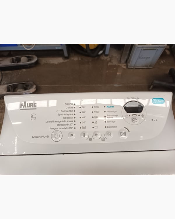 Lave-linge Ouverture par le haut Faure FWQ61229WC 10