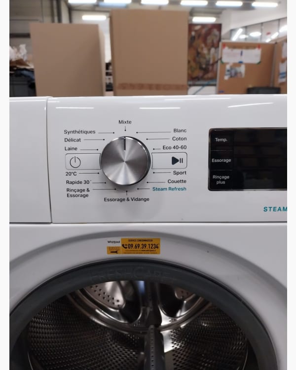 Lave-linge Ouverture frontale Whirlpool FFB8648BVFR 7