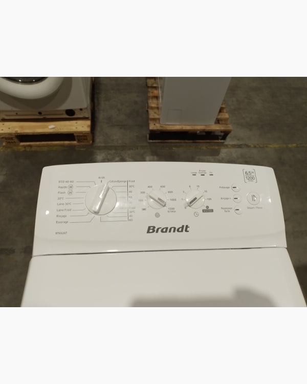 Lave-linge Ouverture par le haut Brandt BT652AT-03 7