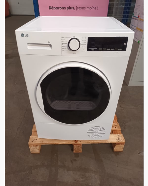 Sèche-linge Ouverture frontale LG RH8D13WH 2