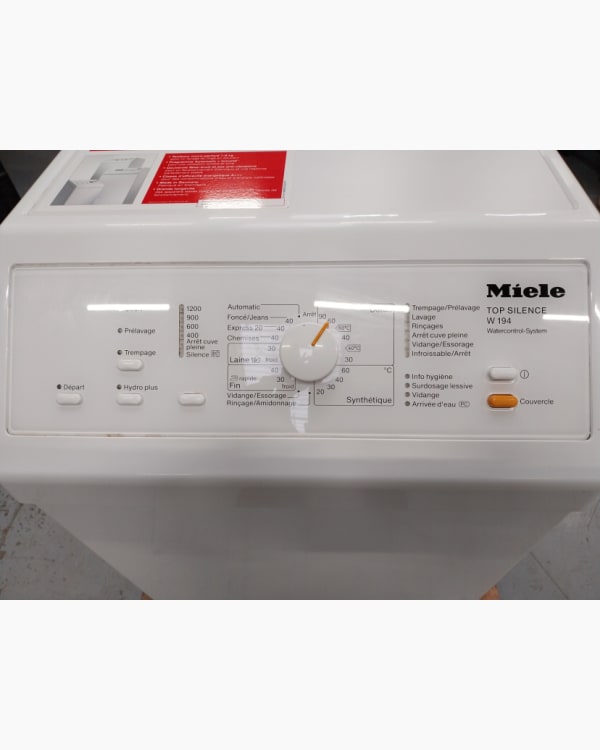 Lave-linge Ouverture par le haut Miele W194 10