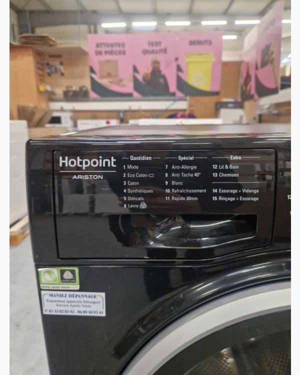 Lave-linge Ouverture frontale Hotpoint Ariston NM10924BSFR 9